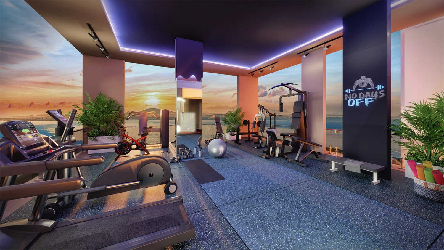 EV 23 Malibu West Kopar Khairane - Gym