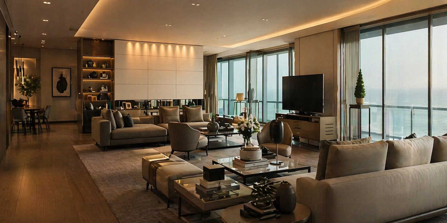 Rustomjee Ashiana Juhu - Living Room