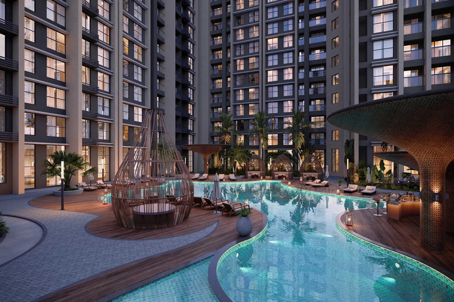 Delta Tricity Aveon City Rabale - Swimming Pool