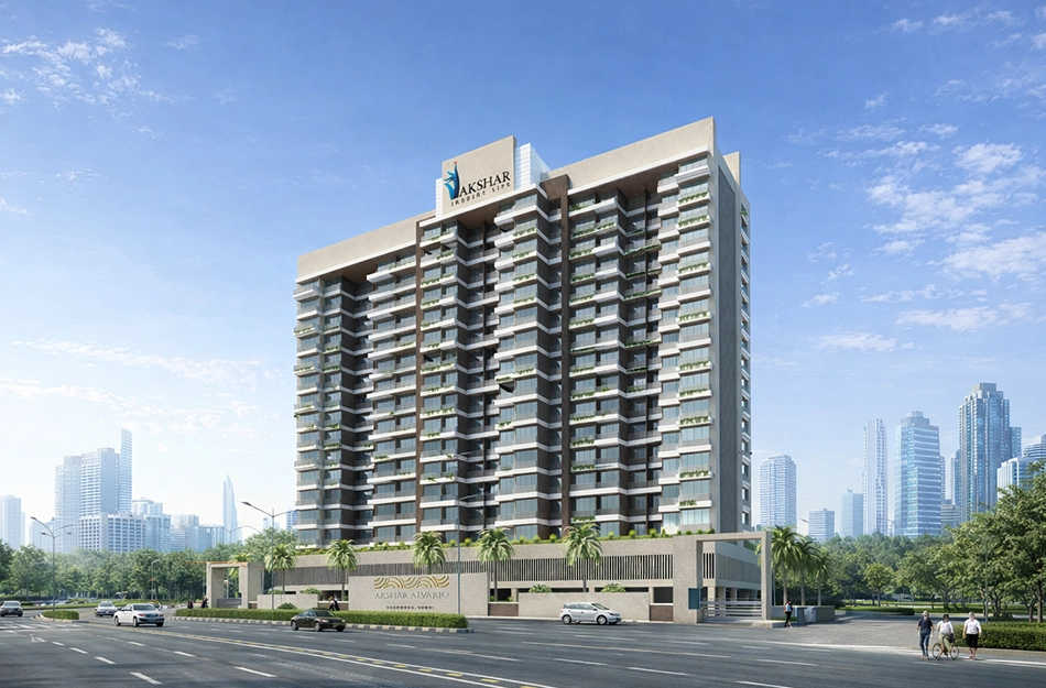 Akshar Alvario Nerul - Elevation