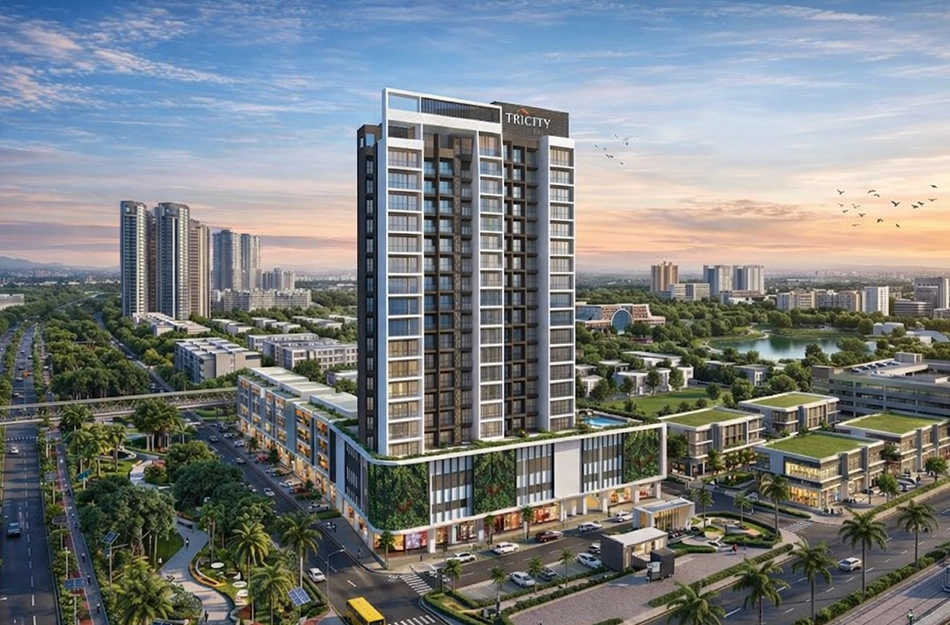 Tricity Eros Kharghar - Elevation 2
