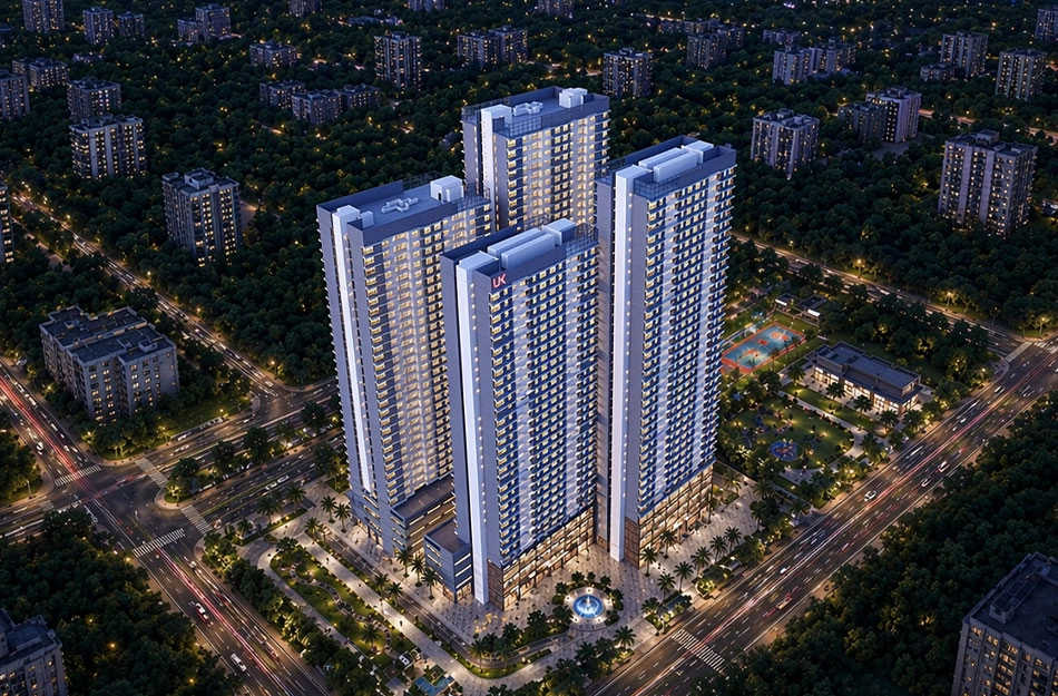 UK Luxecity Kandivali - Elevation
