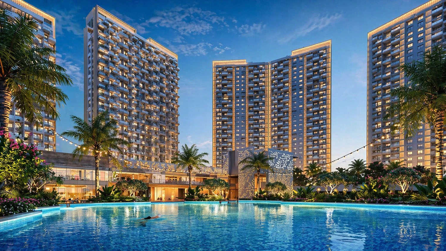 Purva Silversands Mundhwa - Swimming Pool
