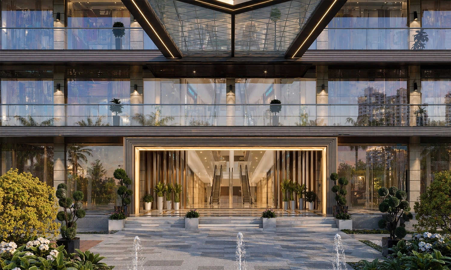 Vedshree Felix Imperial Sushant Golf City - Project Entrance View