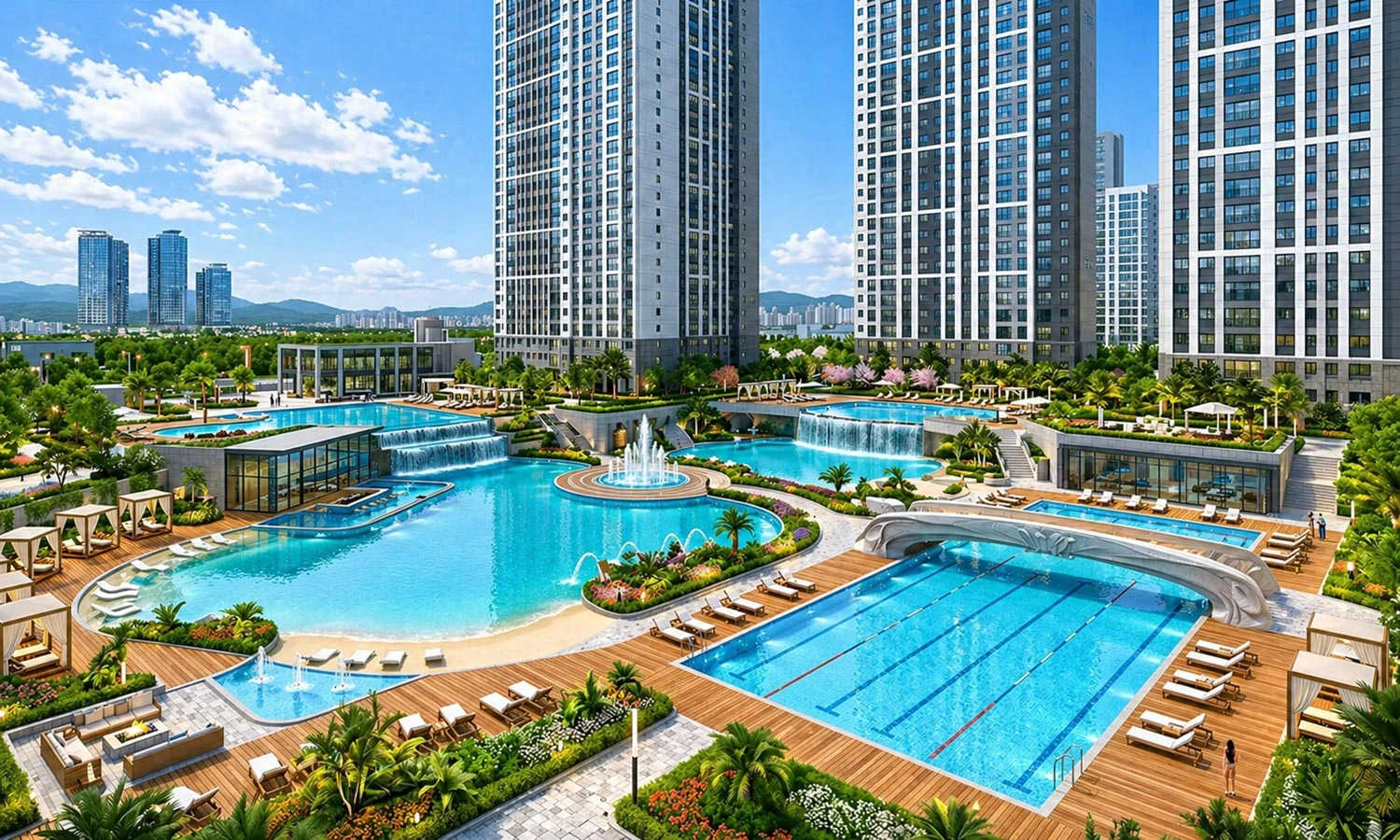 Tata Orbis Ghansoli - Swimming Pool