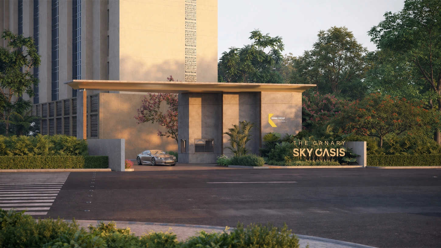 Kunal The Canary Sky Oasis Balewadi - Project Entrance View