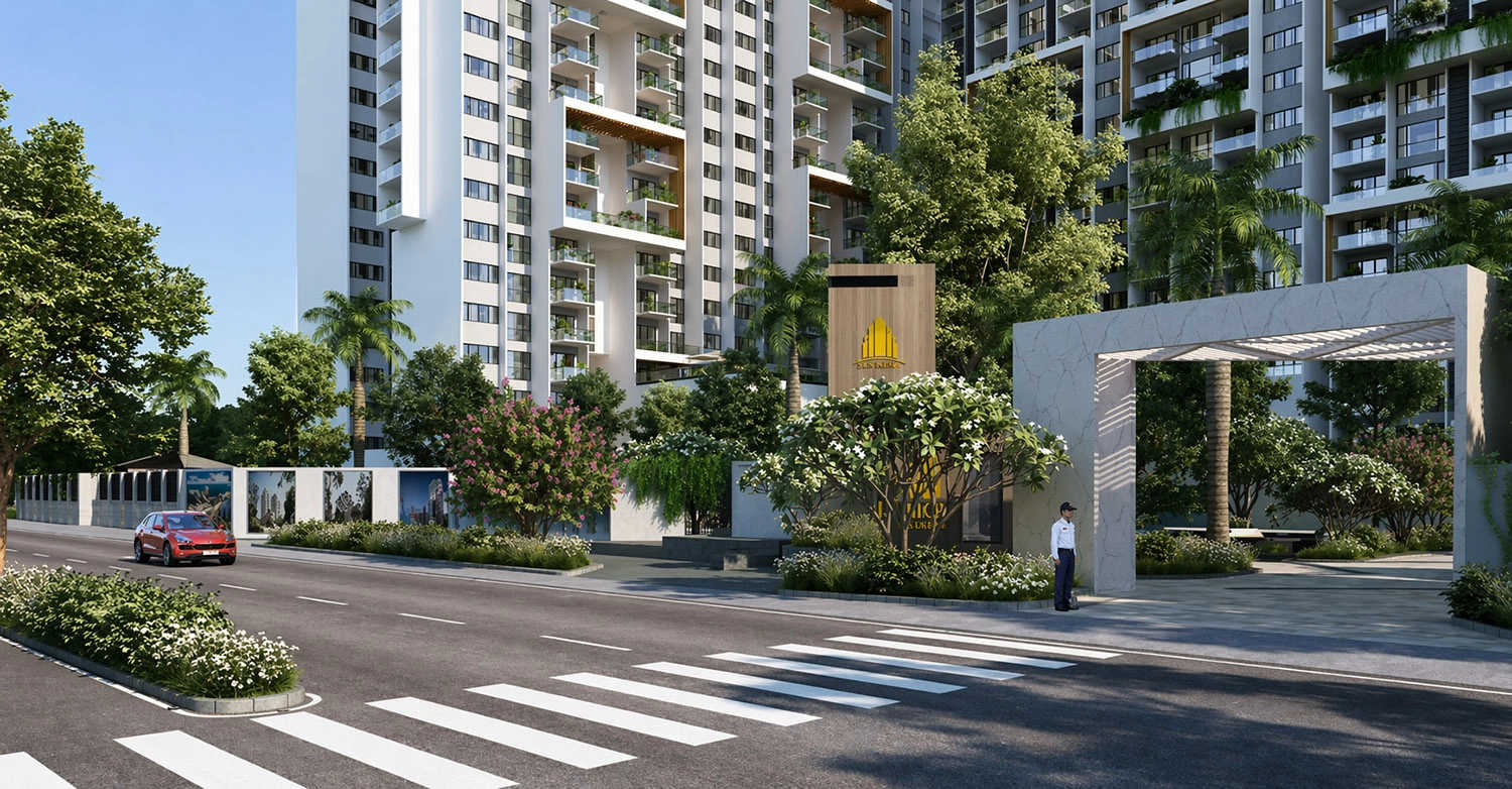 ELV High Garden Whitefield - Project Entrance View