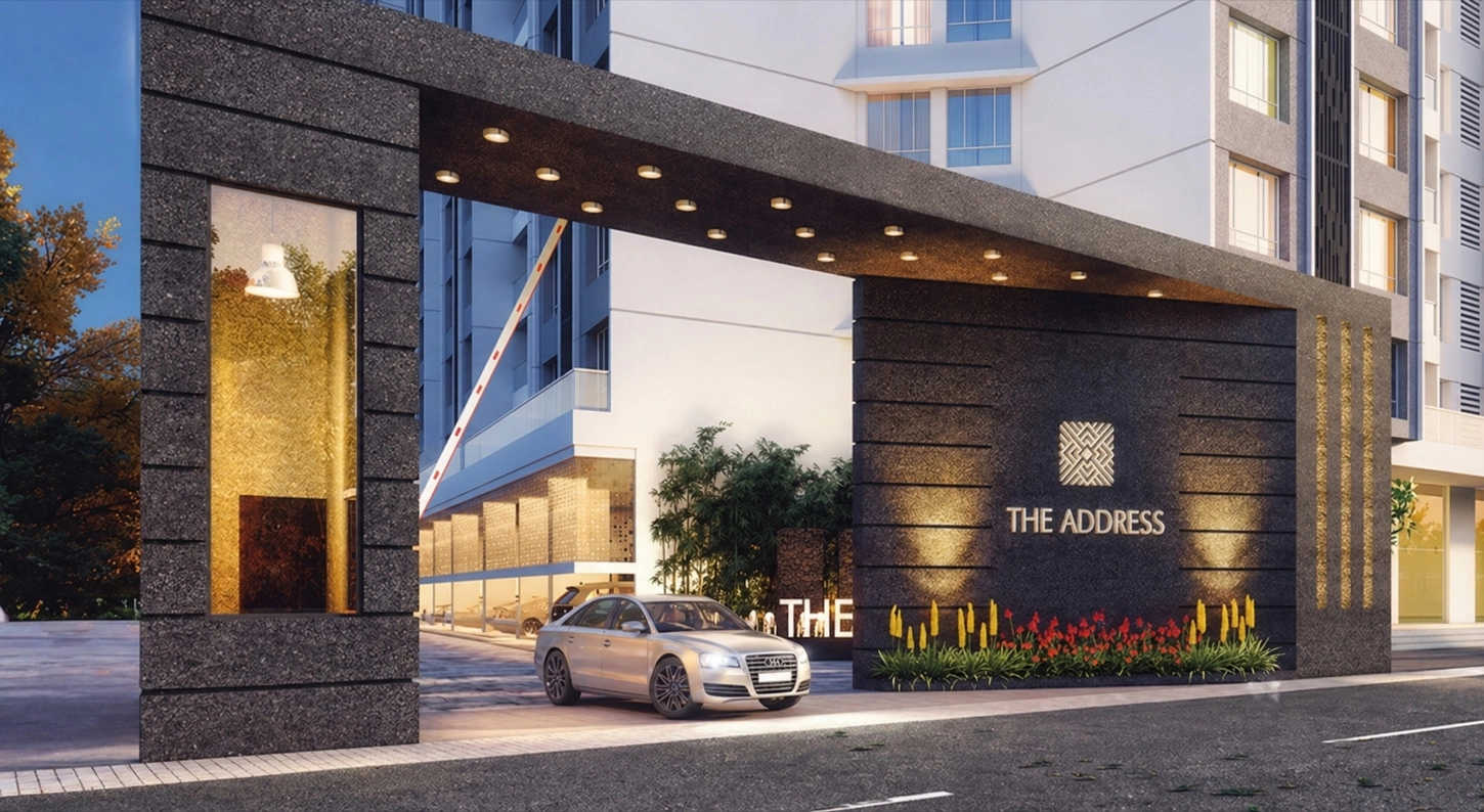 Utsav The Address Baner - Project Entrance View