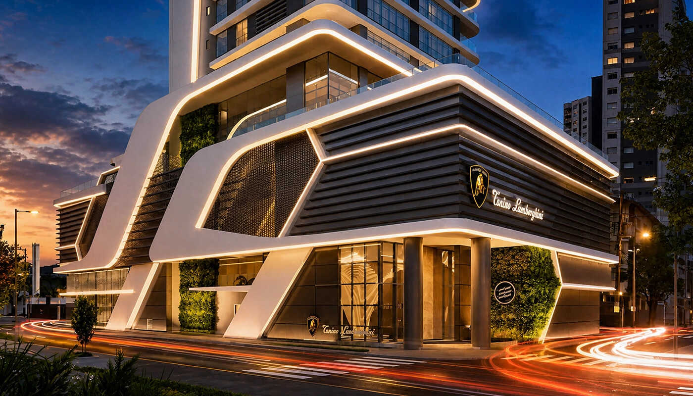Signature Tonino Lamborghini Residences Sector 71 - Project Entrance View