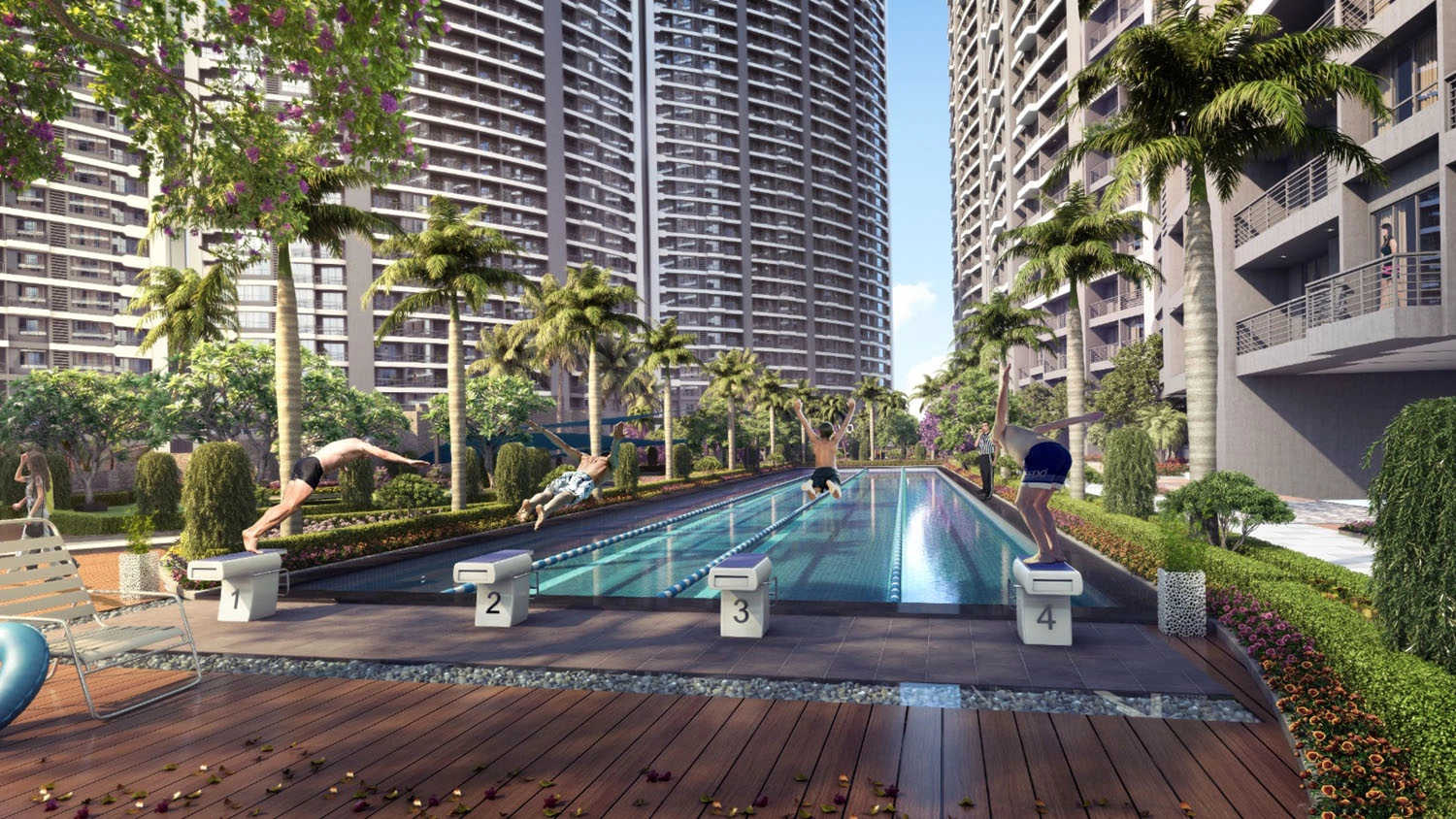 Sai World Empire Kharghar - Swimming Pool