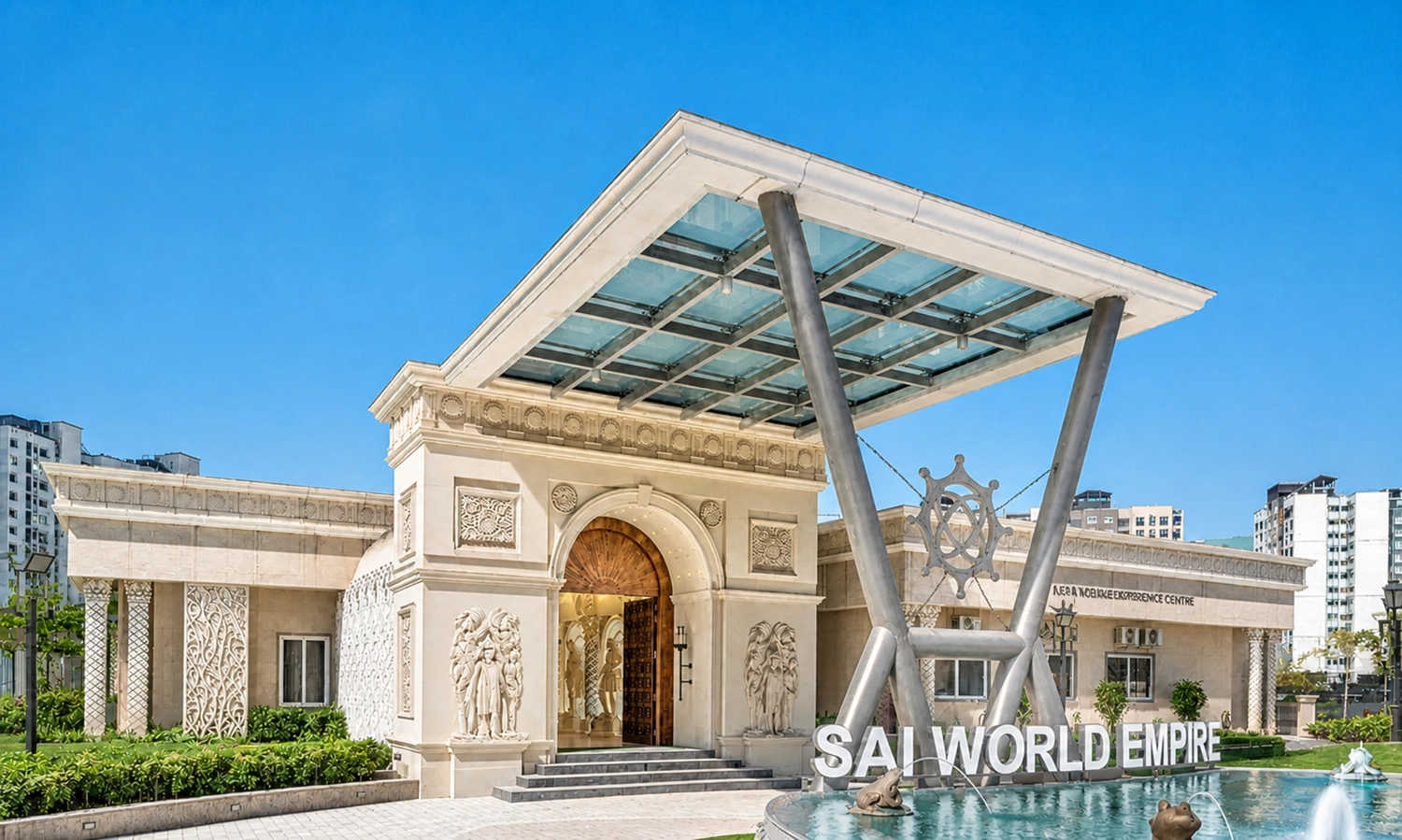 Sai World Empire Kharghar - Project Entrance View