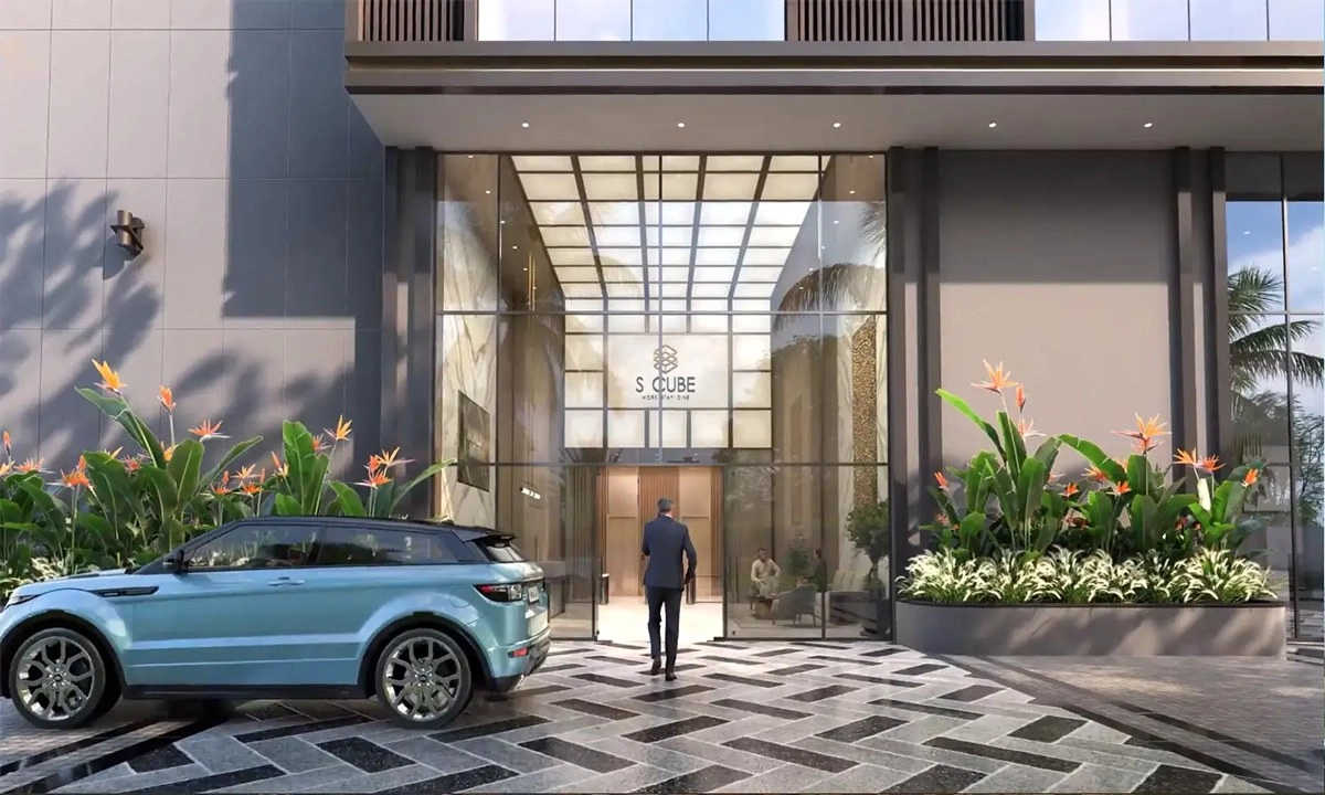 Rio S Cube Wagle Estate - Tower Entrance Lobby