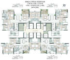Rustomjee Verdant Vistas Majiwada - Typical Floor Plan