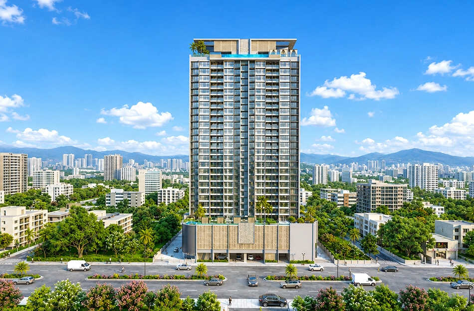 Satyam Waterfalls Kharghar - Elevation