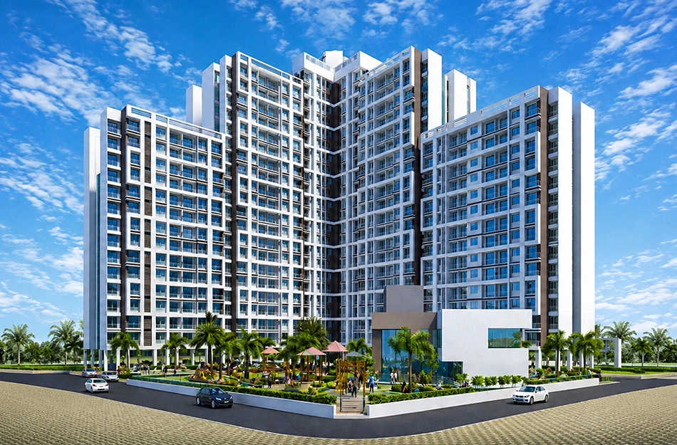 Grace Square Mumbra - Elevation