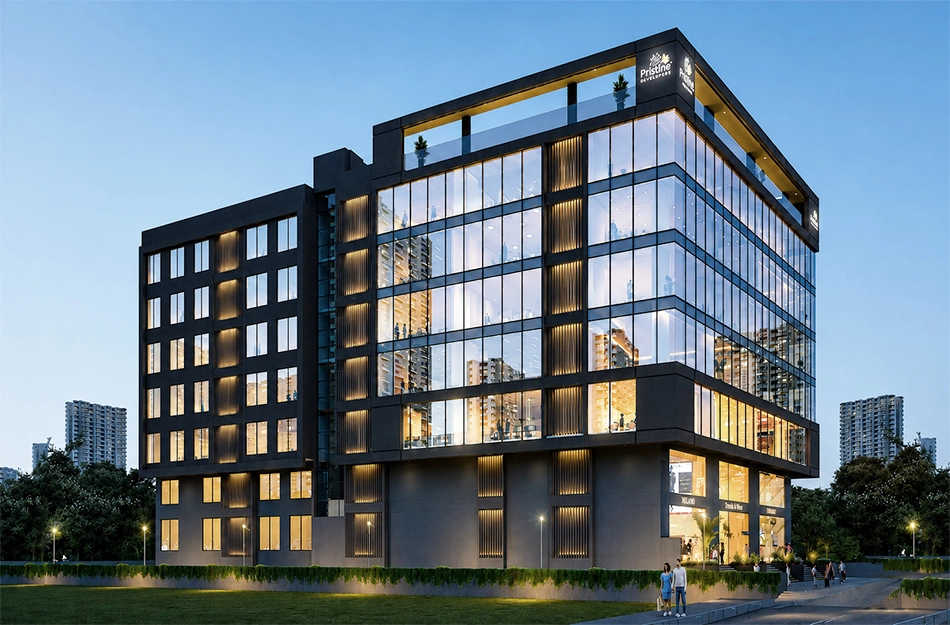 Pristine Allure Business Hub Kharadi - Elevation 2