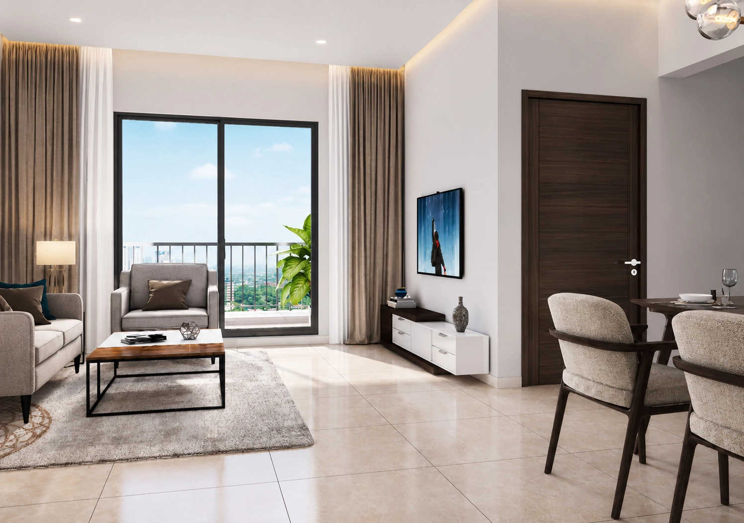 Shapoorji Joyville Hadapsar Annexe Hadapsar - Living Room
