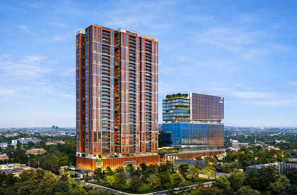 Brigade Icon Anna Salai - Elevation