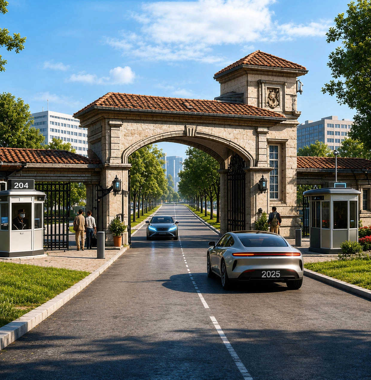 Abhee New Dimension Chikkavaderapura - Project Entrance View