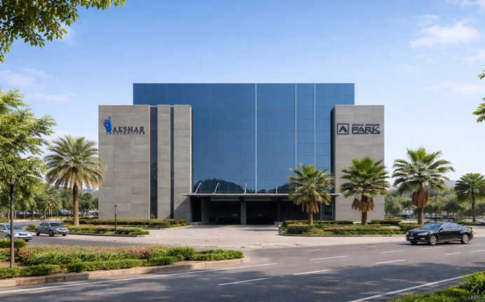 Akshar Business Park Vashi - Elevation