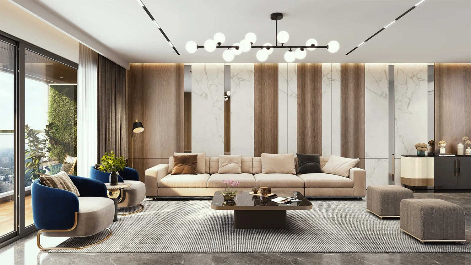 Dream Delmont Bavdhan - Living Room