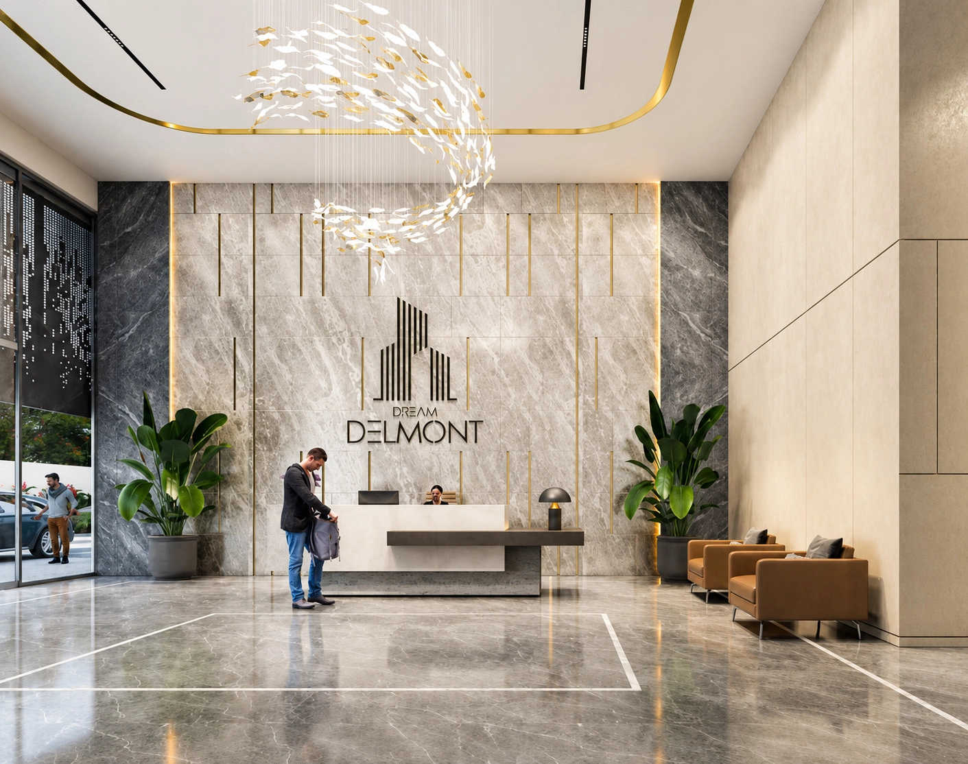 Dream Delmont Bavdhan - Tower Entrance Lobby