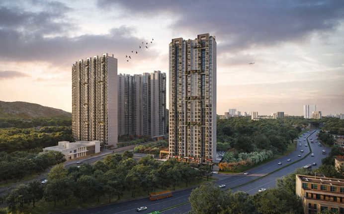 Ajmera 78 Lake Town Bhandup - Elevation