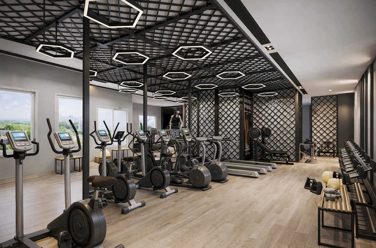 Ajmera 78 Lake Town Bhandup - Gym