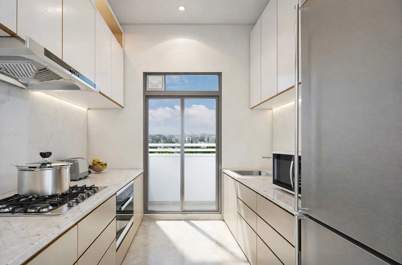 Ajmera 78 Lake Town Bhandup - Kitchen