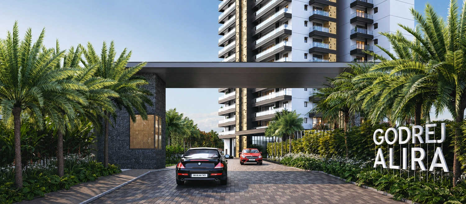 Godrej Alira Sector 39 - Tower Entrance Lobby