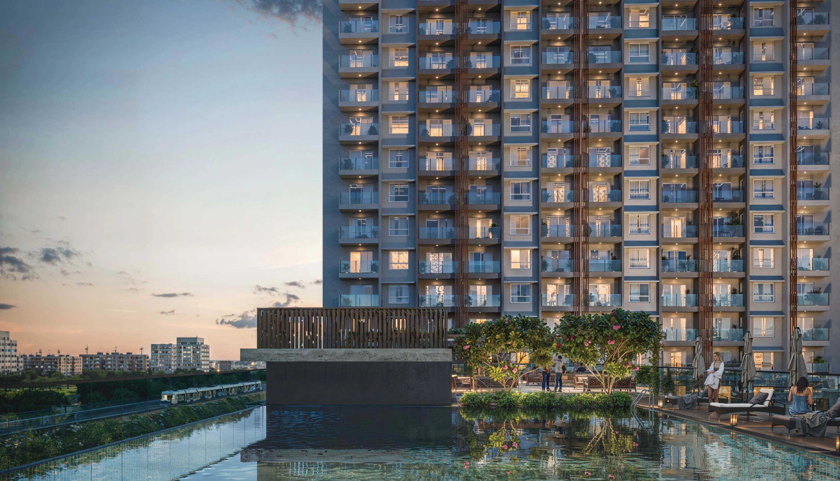 Godrej Emerald Waters Pimpri Chinchwad - Swimming Pool