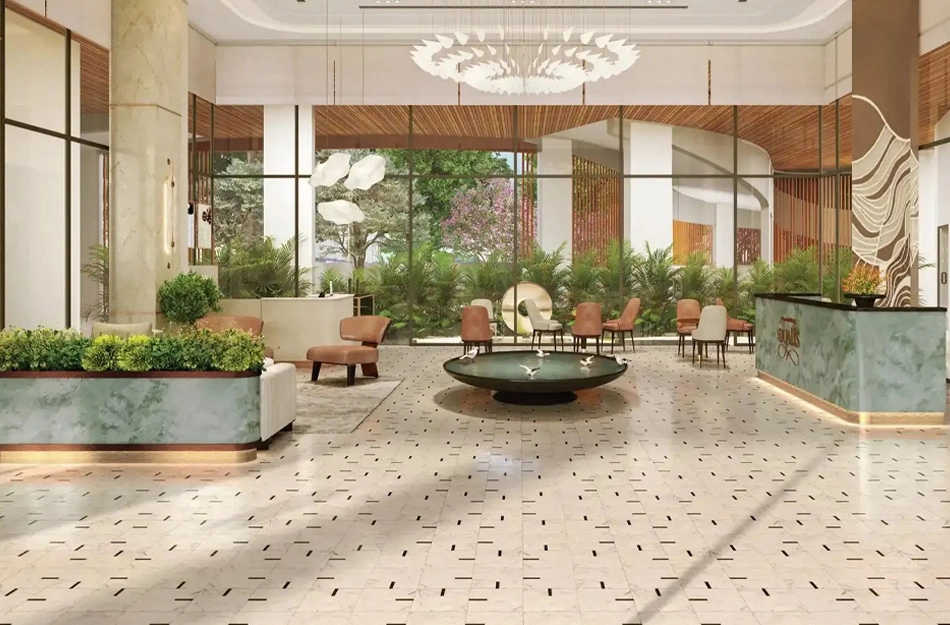Shapoorji Pallonji The Dualis Sector 46 - Tower Entrance Lobby