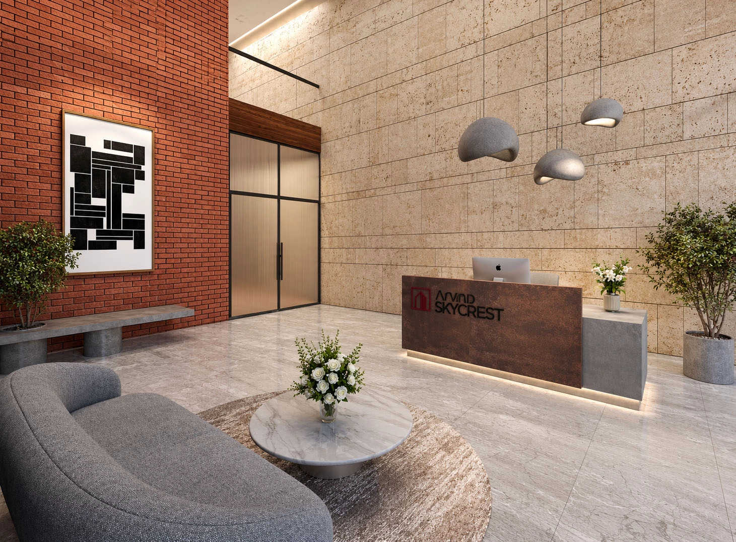 Arvind Skycrest Bannerghatta - Tower Entrance Lobby