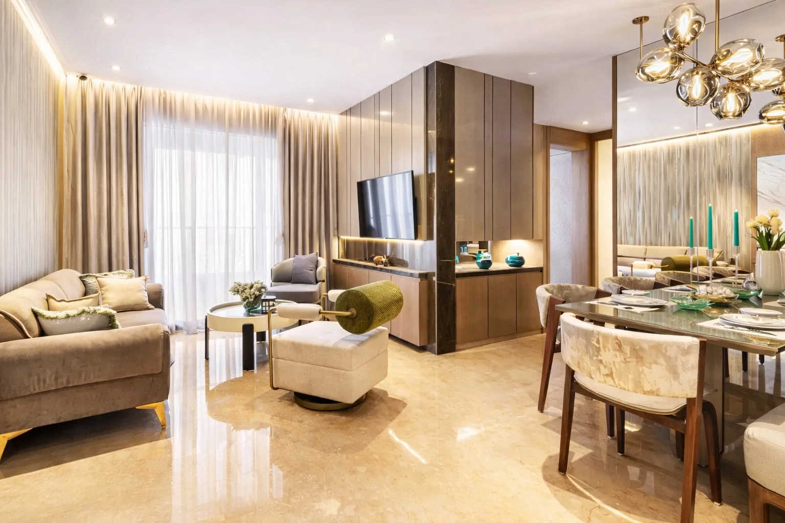 Dosti Greenscape Hadapsar - Living Room