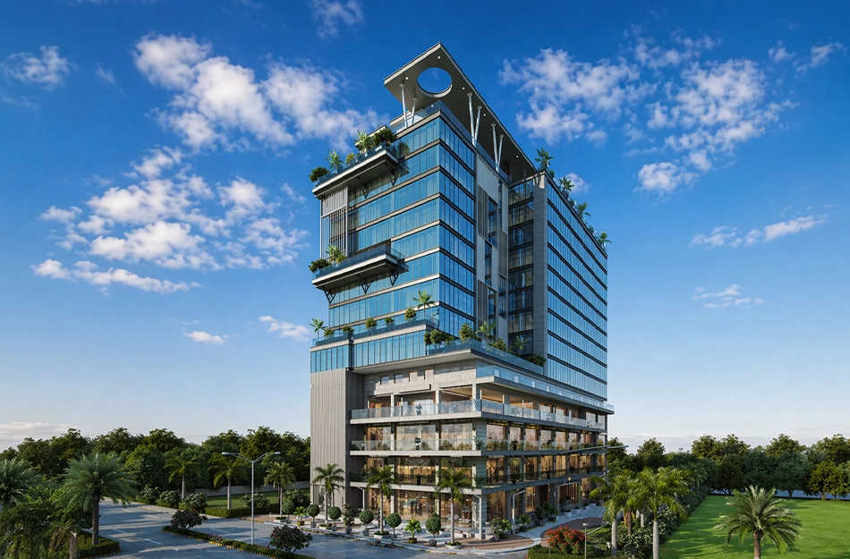 Vedshree Felix Imperial Sushant Golf City - Elevation