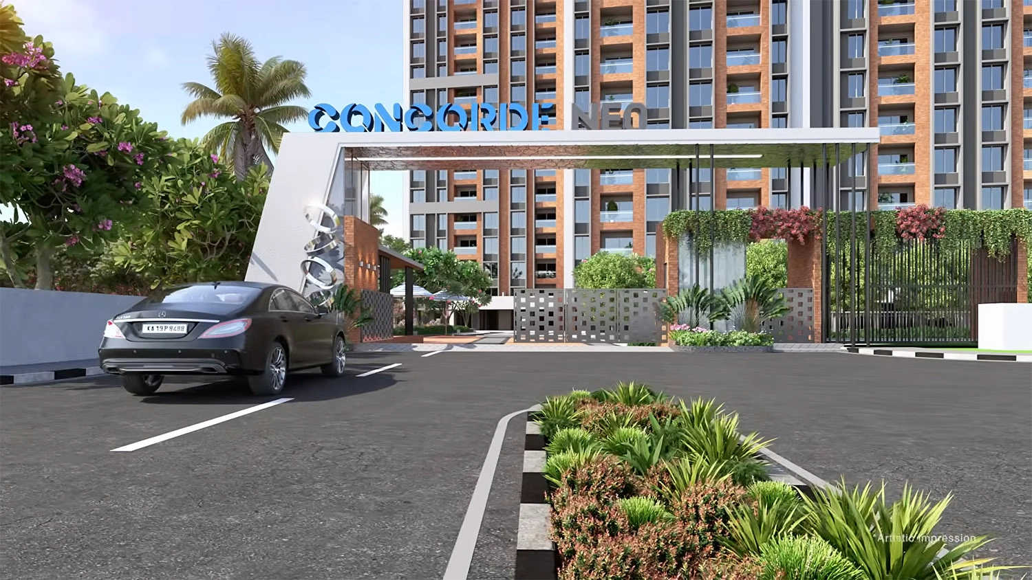 Concorde Neo Thanisandra - Project Entrance View