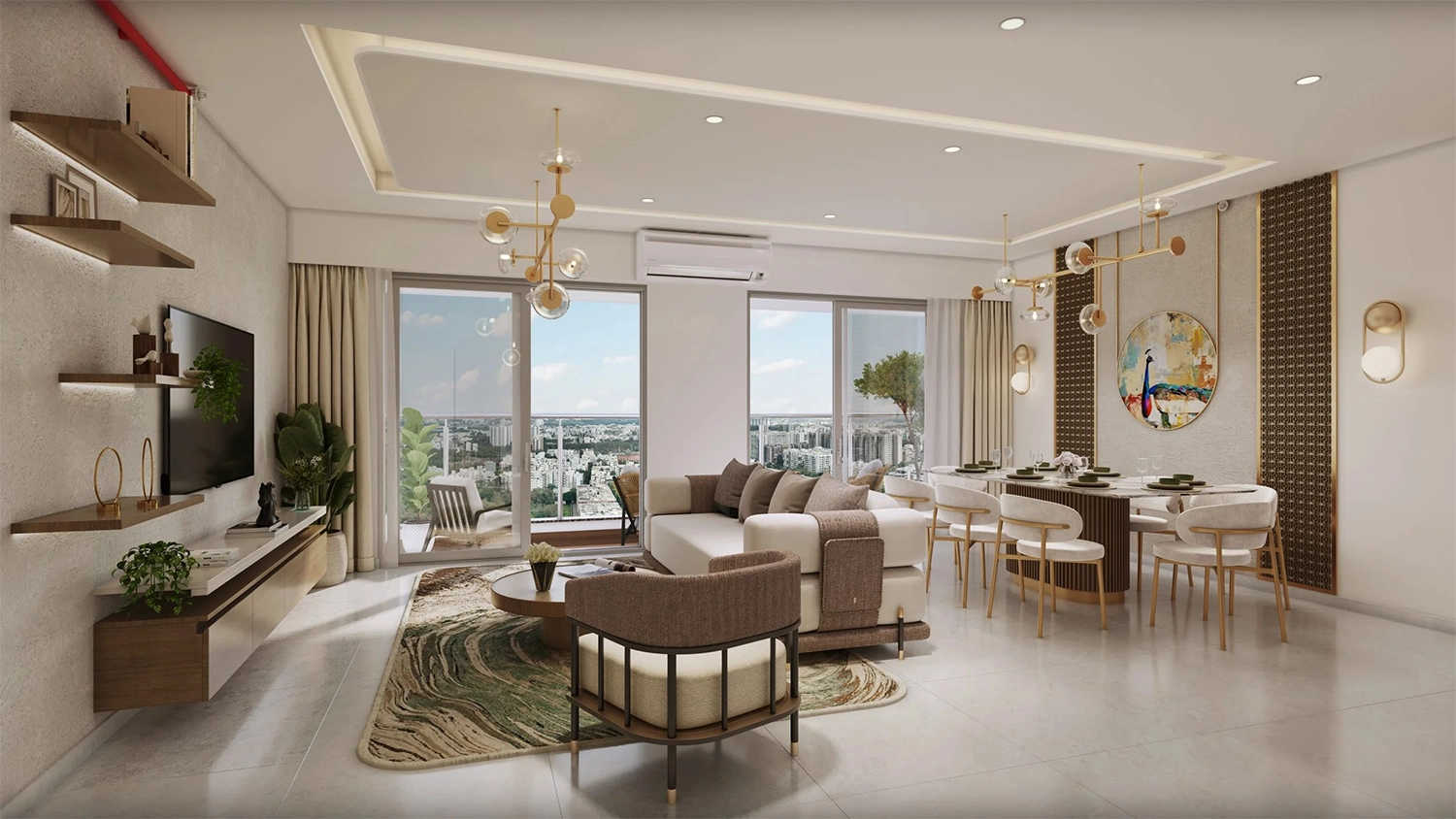 Mahindra Blossoms Whitefield - Living Room