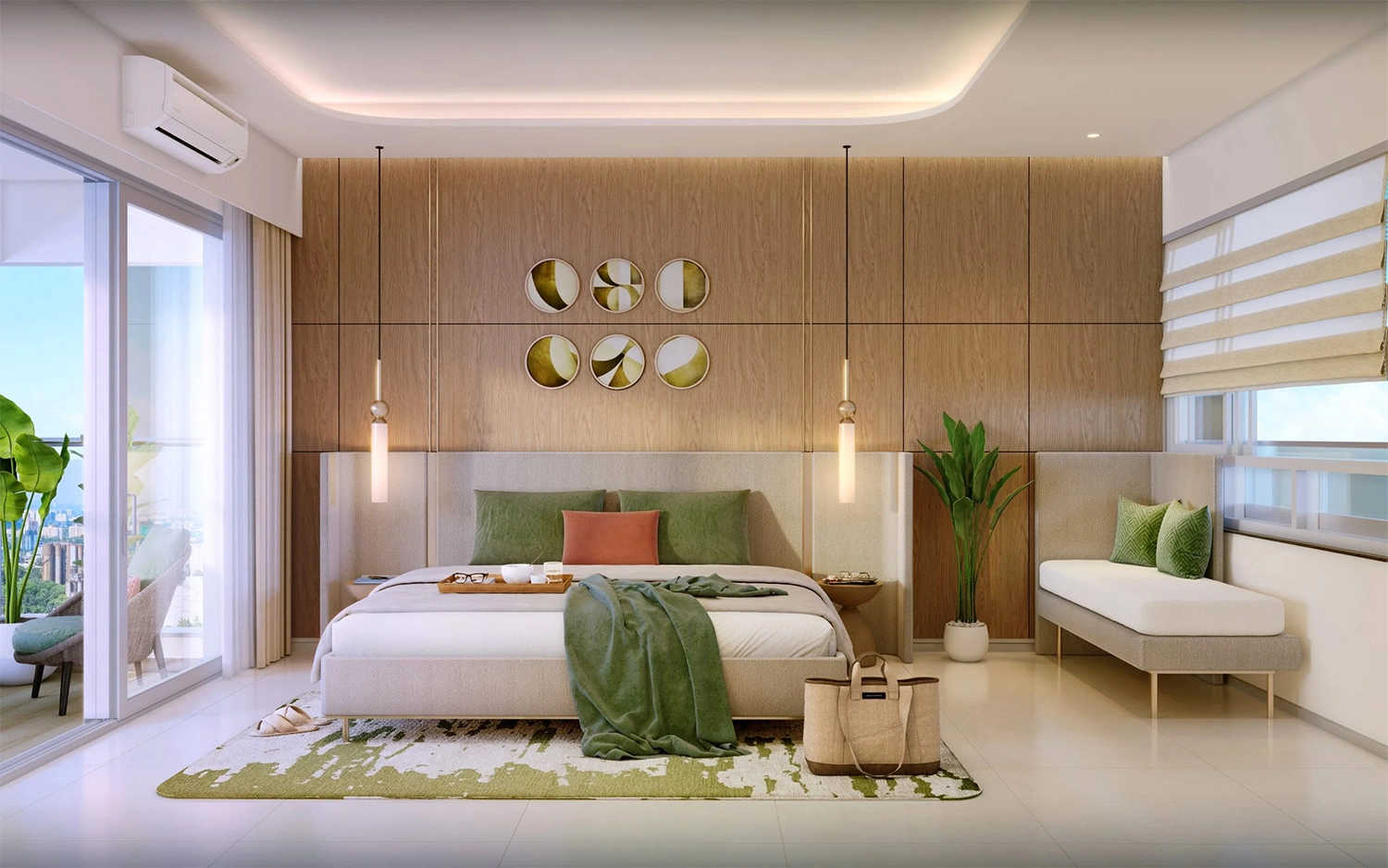 Mahindra Blossoms Whitefield - Bedroom