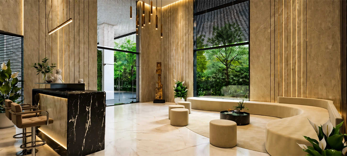 Achalare Business Capital Baner - Tower Entrance Lobby