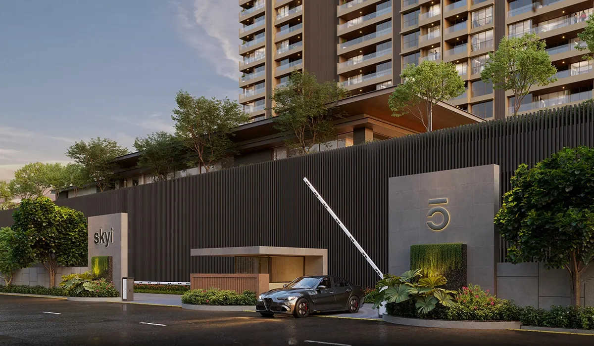 Skyi 5 Racecourse Sopan Baug - Project Entrance View