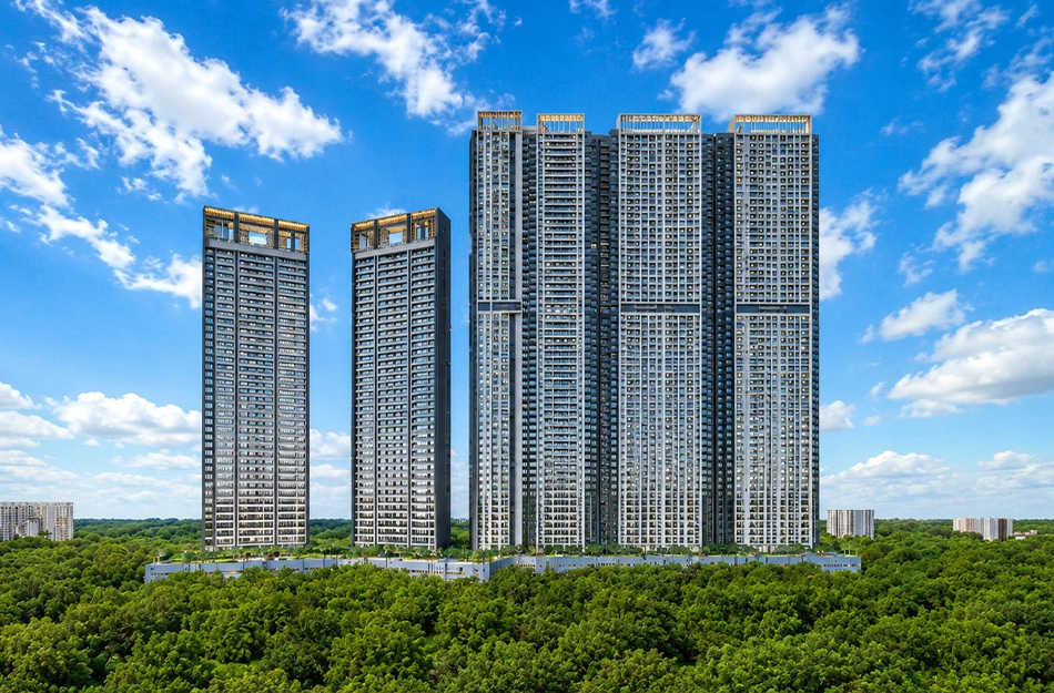 L & T Evara Heights Majiwada - Elevation