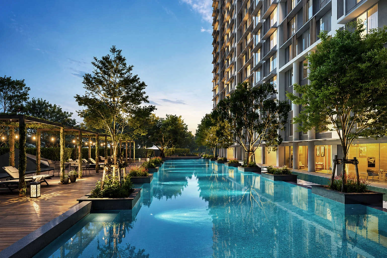 Adani Ten BKC Bandra - Swimming Pool