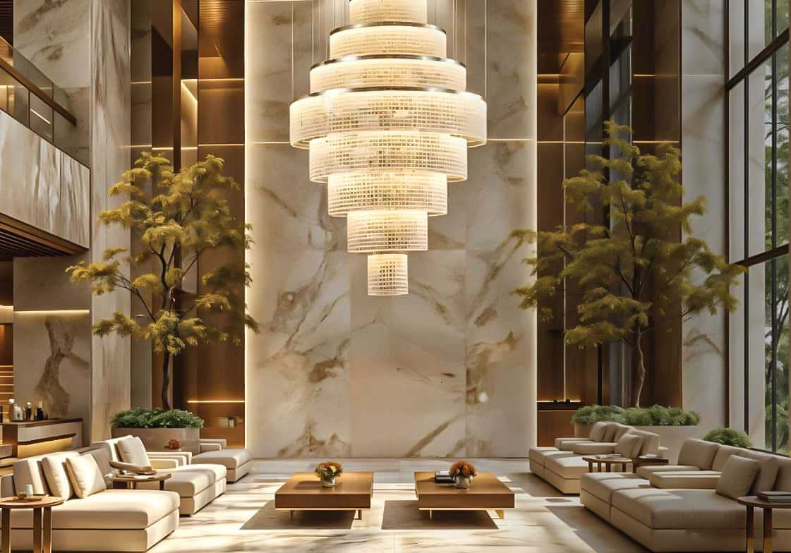 Ajmera Vann Versova - Tower Entrance Lobby