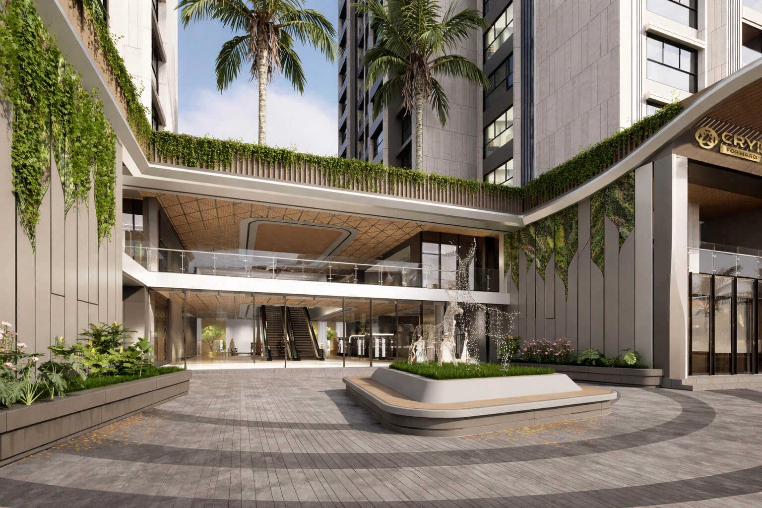 Crystal Prime Meridian Ghatkopar - Project Entrance View