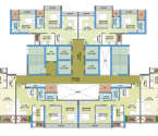 Bhagwati Celestria Airoli - Typical Floor Plan