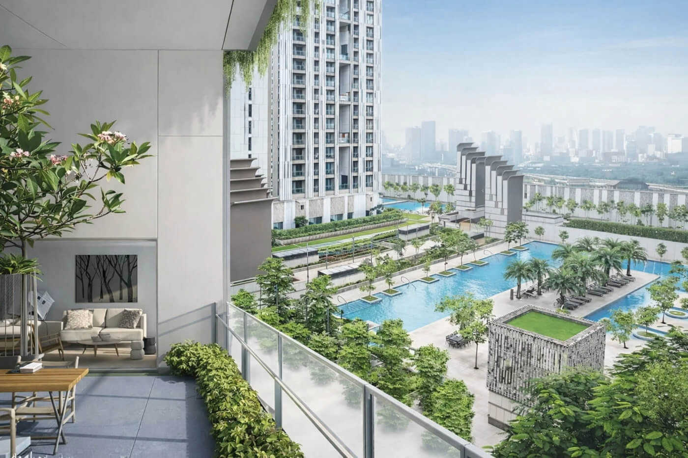 Lodha New Cuffe Parade Wadala - Balcony