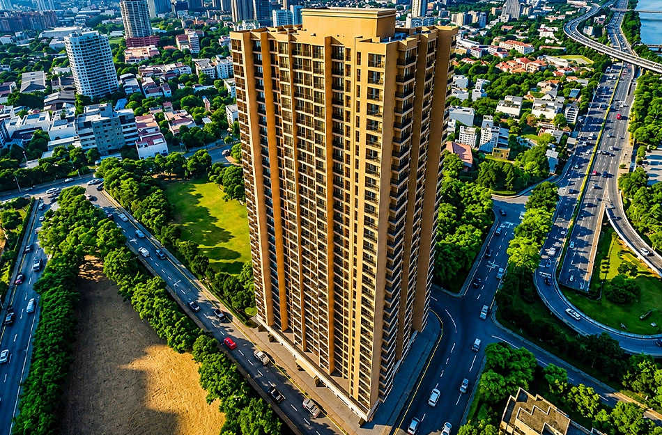 Puraniks Grand Central Pokhran Road 1 - Elevation