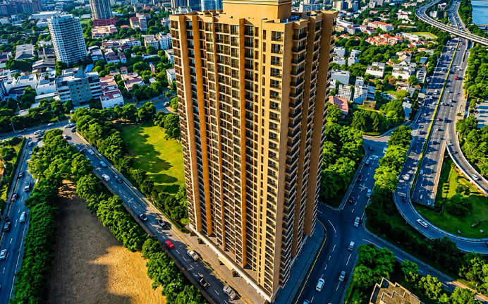 Puraniks Grand Central Pokhran Road 1 - Elevation