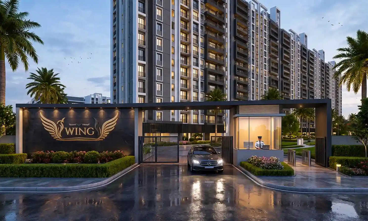 Mont Vert The Wings Balewadi - Project Entrance View