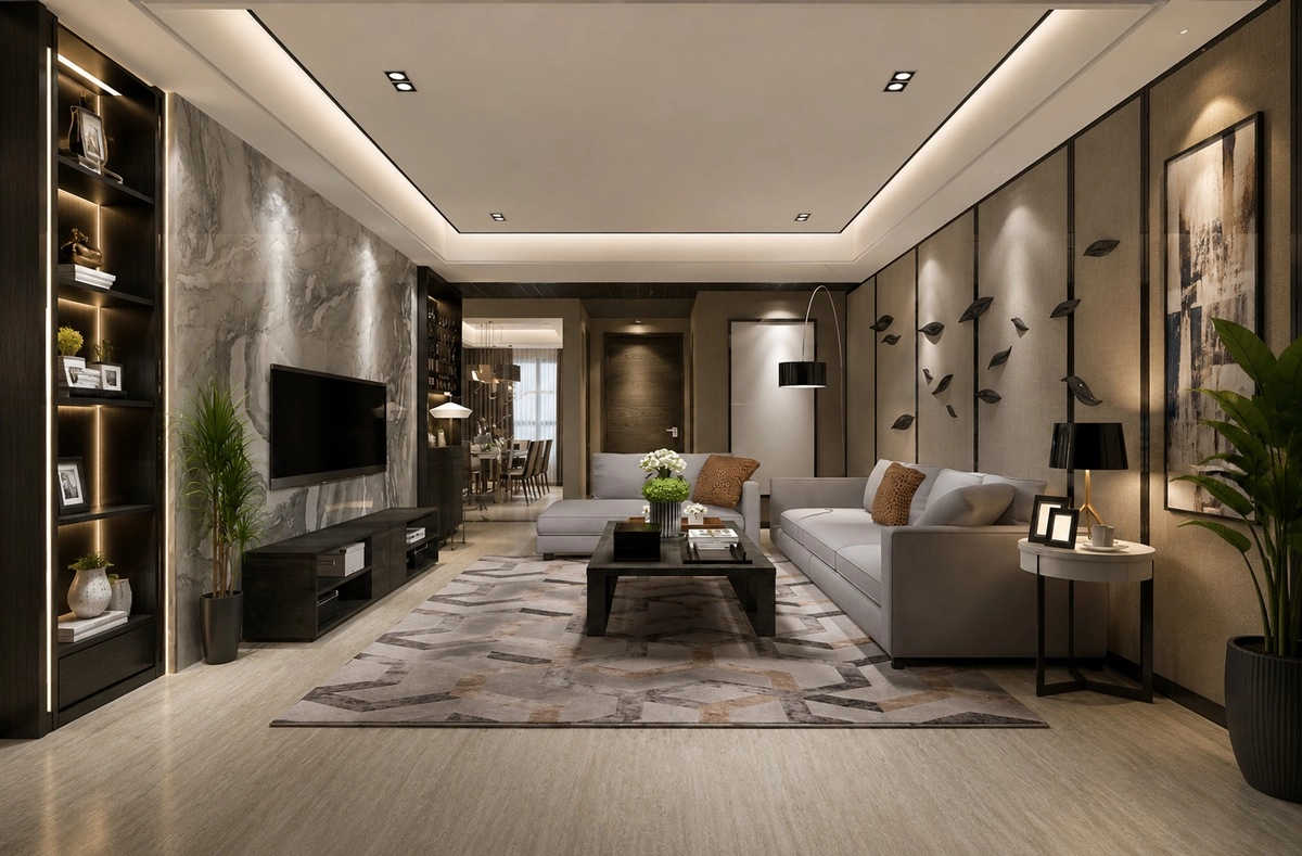 DPS Meridian Heights Sushant Golf City - Living Room